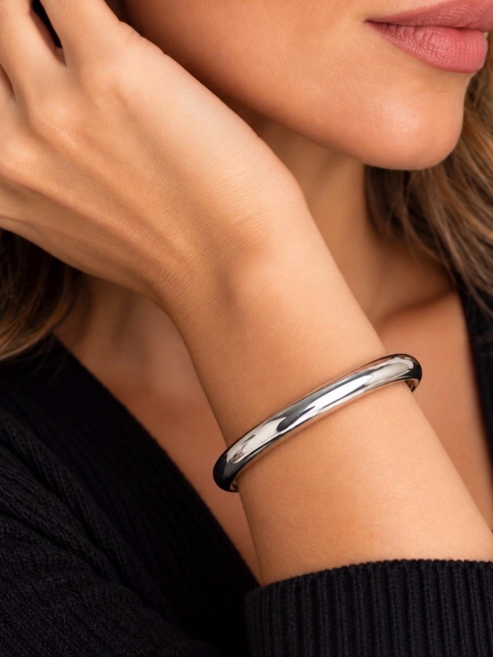 Vintage Lia Sophia “Live Your Dream” Silver Tone Bangle Bracelet (2 available)